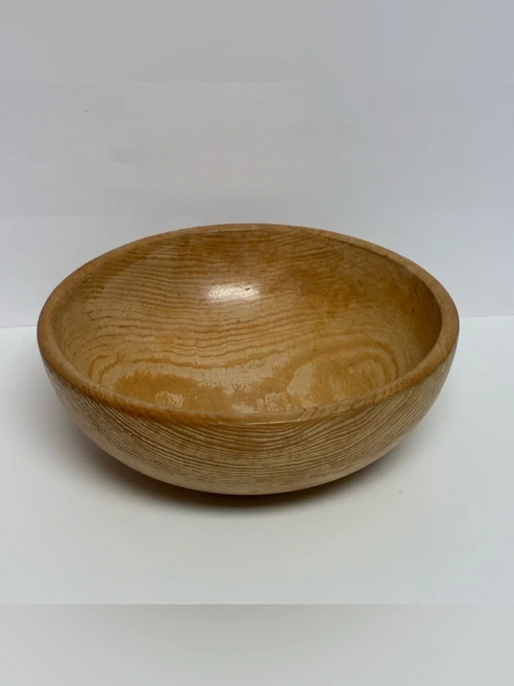 Vintage Wooden Serving Bowl